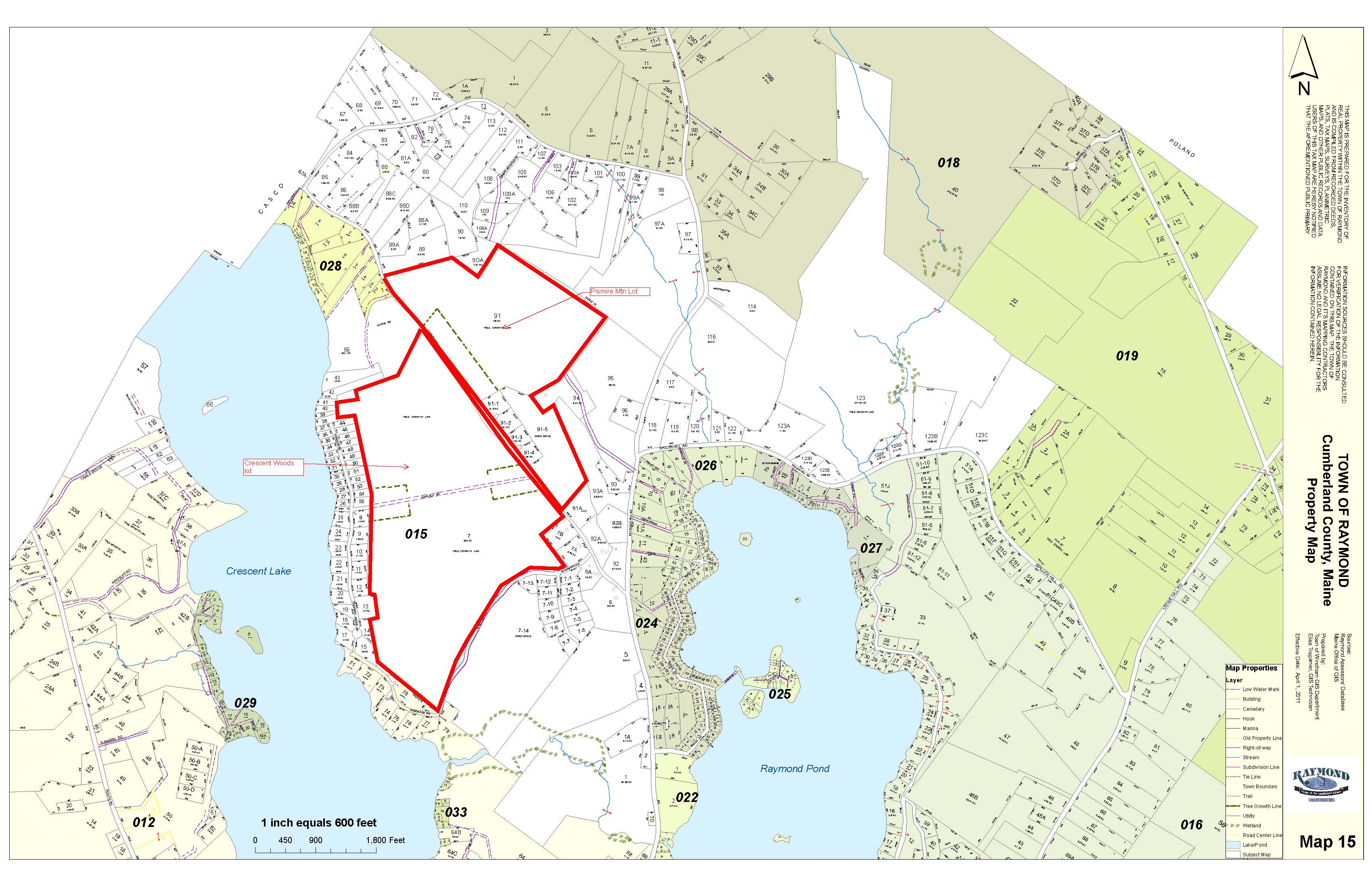 Raymond Conservation Commission Projects Town of Raymond, Maine